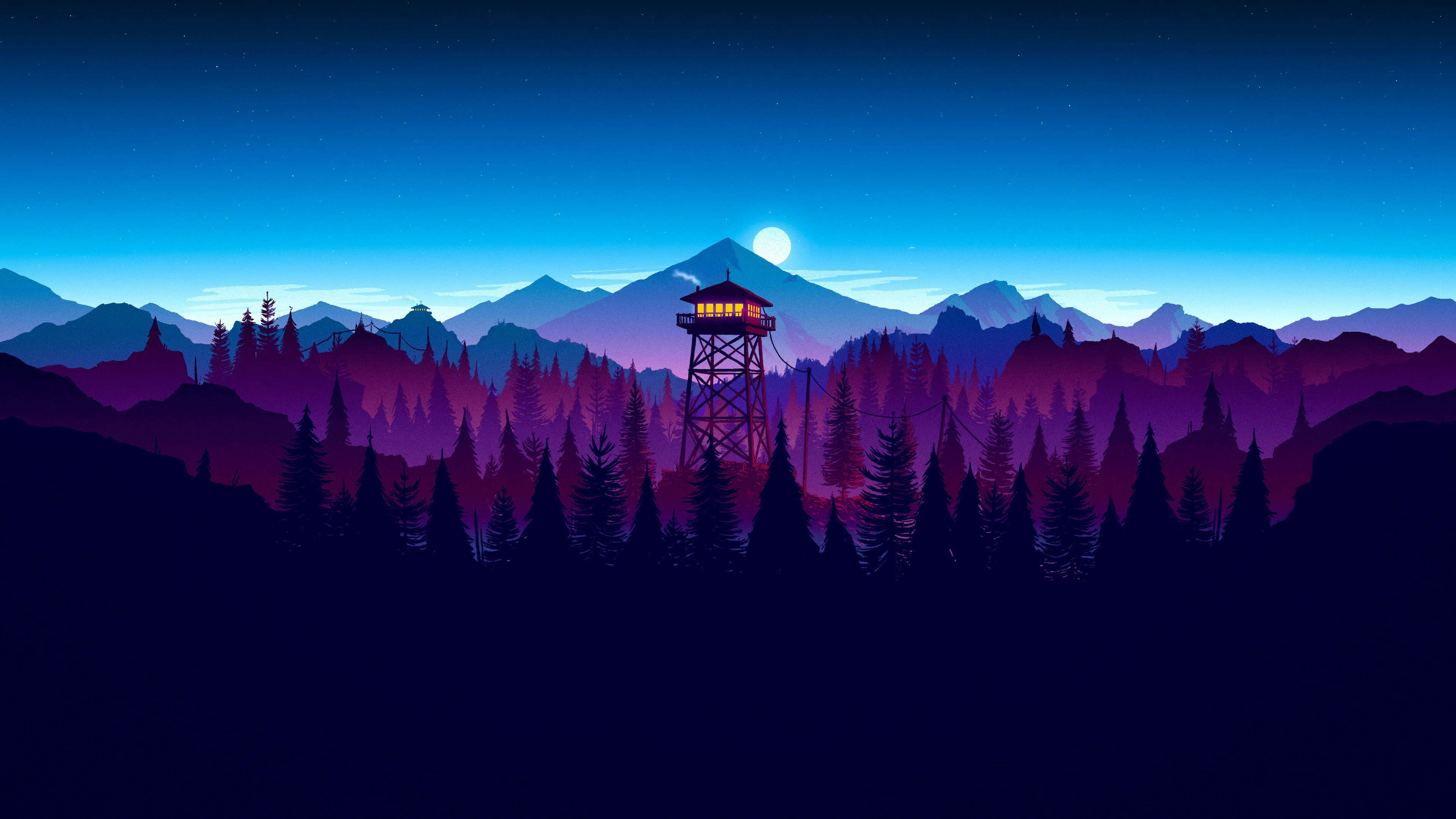 Stemningsfuld mørk lilla æstetik Wallpapers
