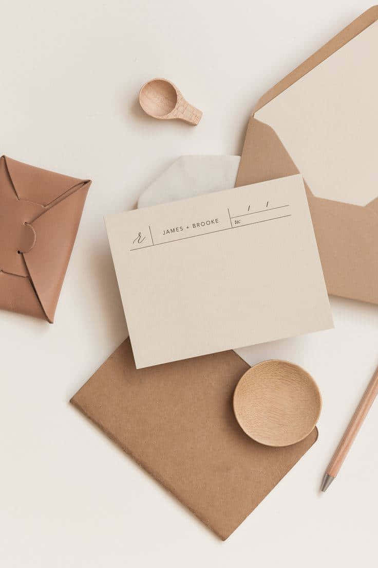 Æstetisk beige tapet Wallpapers
