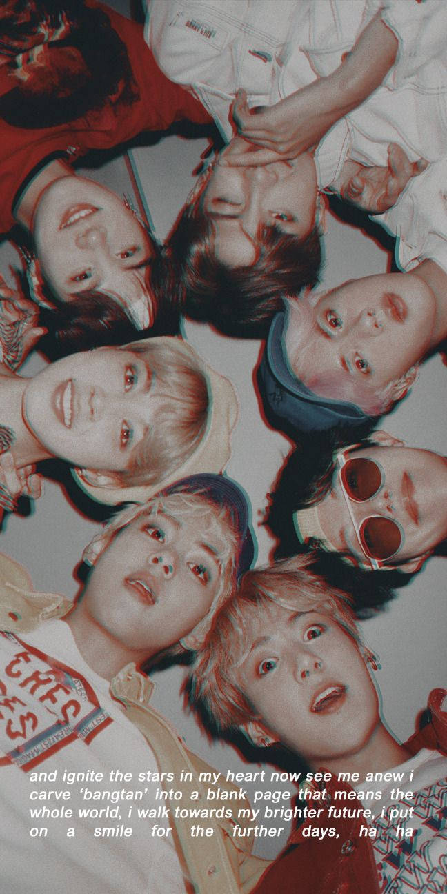 Æstetisk BTS gruppe-selftage Wallpapers