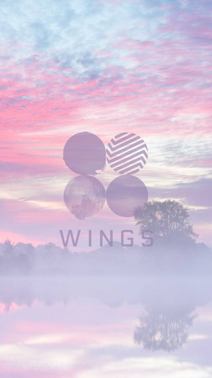 Æstetisk BTS Purple Wings Album Wallpapers