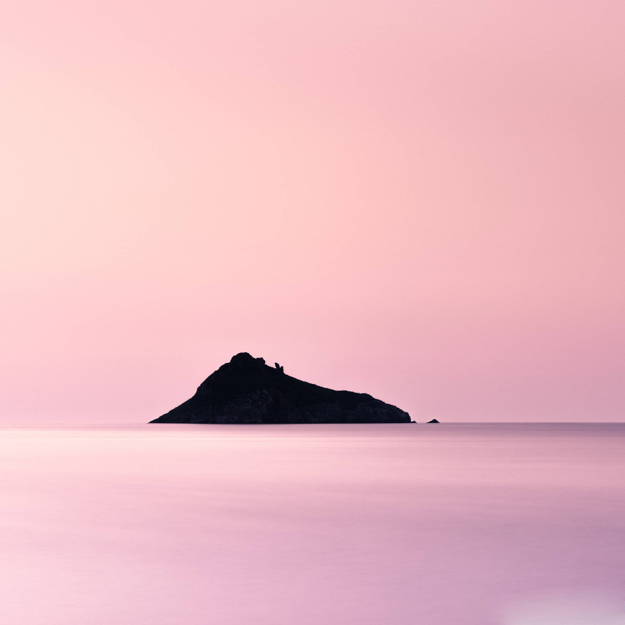 Æstetisk iPad Pink Hav Wallpapers