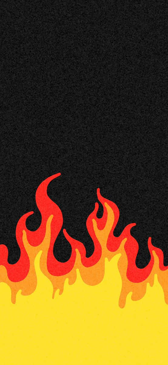 Æstetisk lysende ild vektorkunst Wallpapers