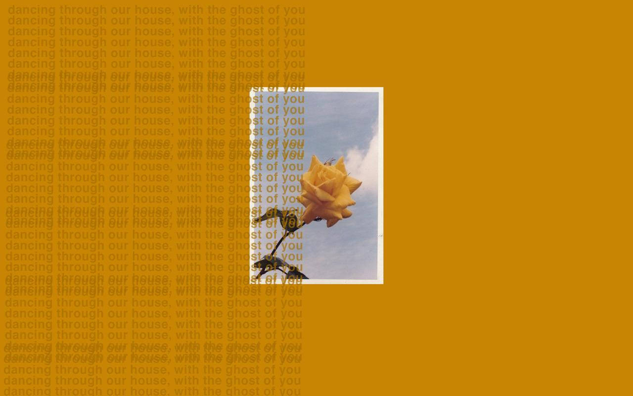 Æstetisk MacBook gul blomst Wallpapers