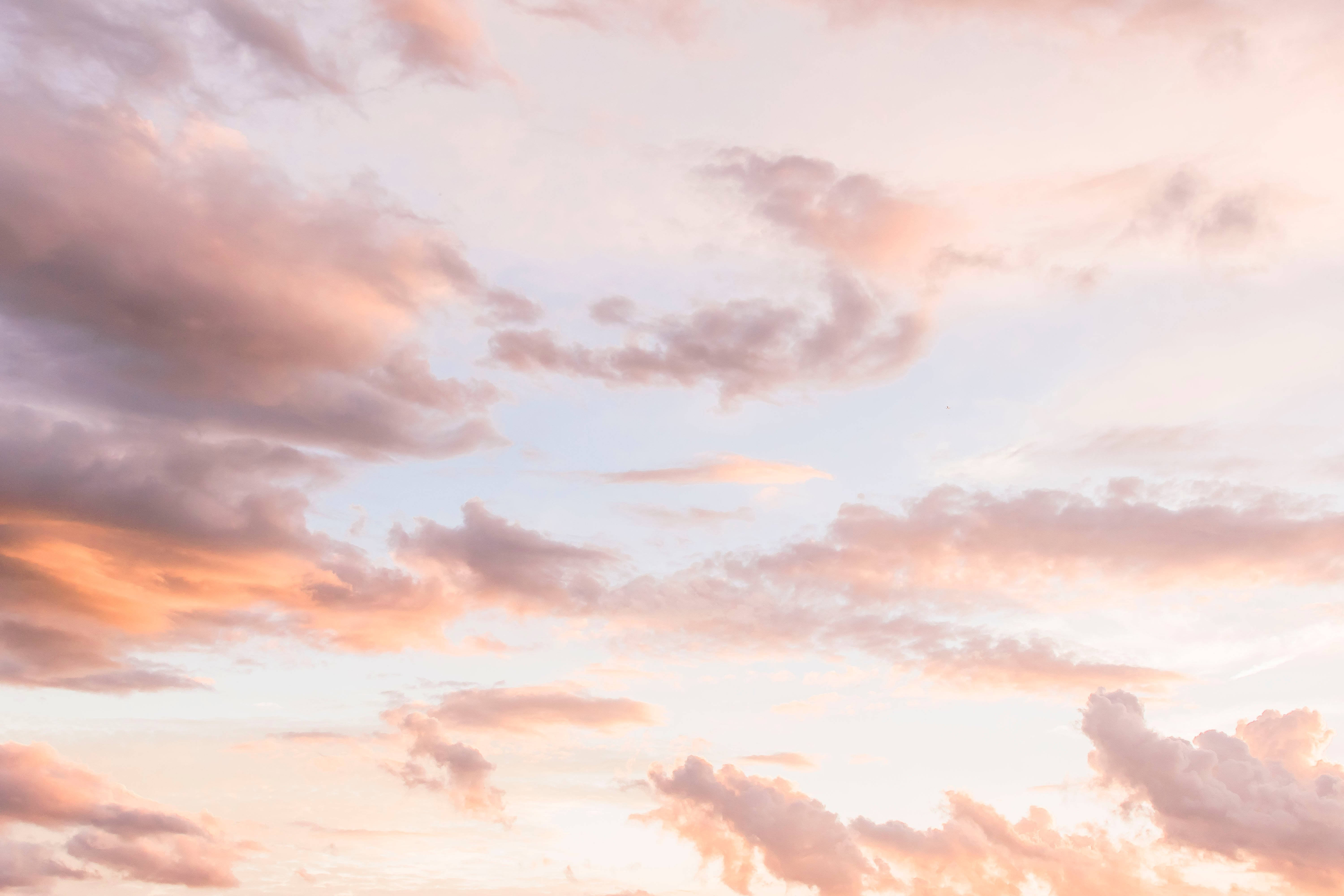 Æstetisk MacBook Pink Himmel Wallpapers