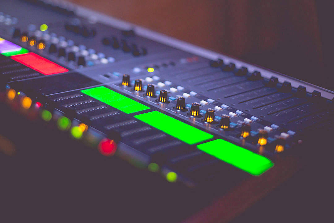Æstetisk musik fra lydmixer Wallpapers