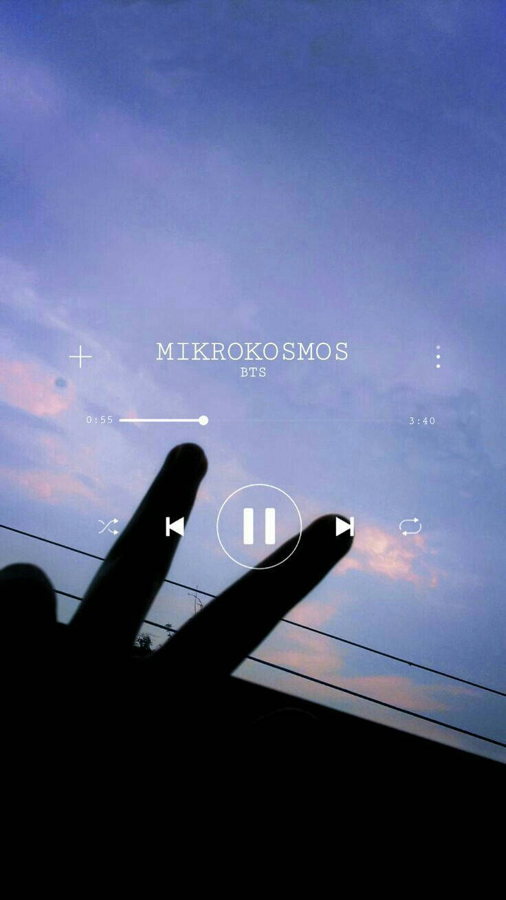 Æstetisk musik Mikrokosmos af BTS Wallpapers