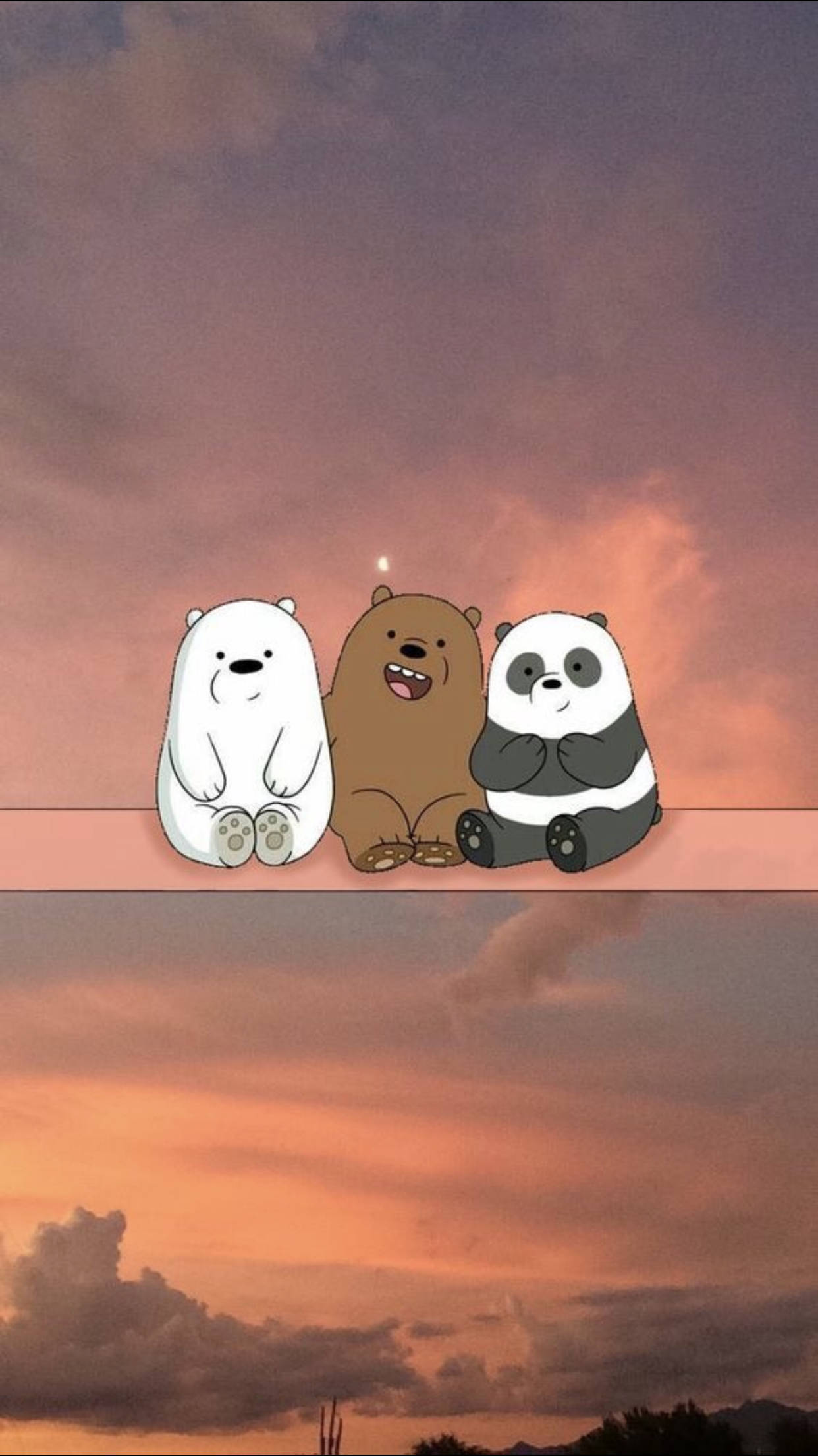 Æstetisk Panda, Grizz og Isbjørn Wallpapers