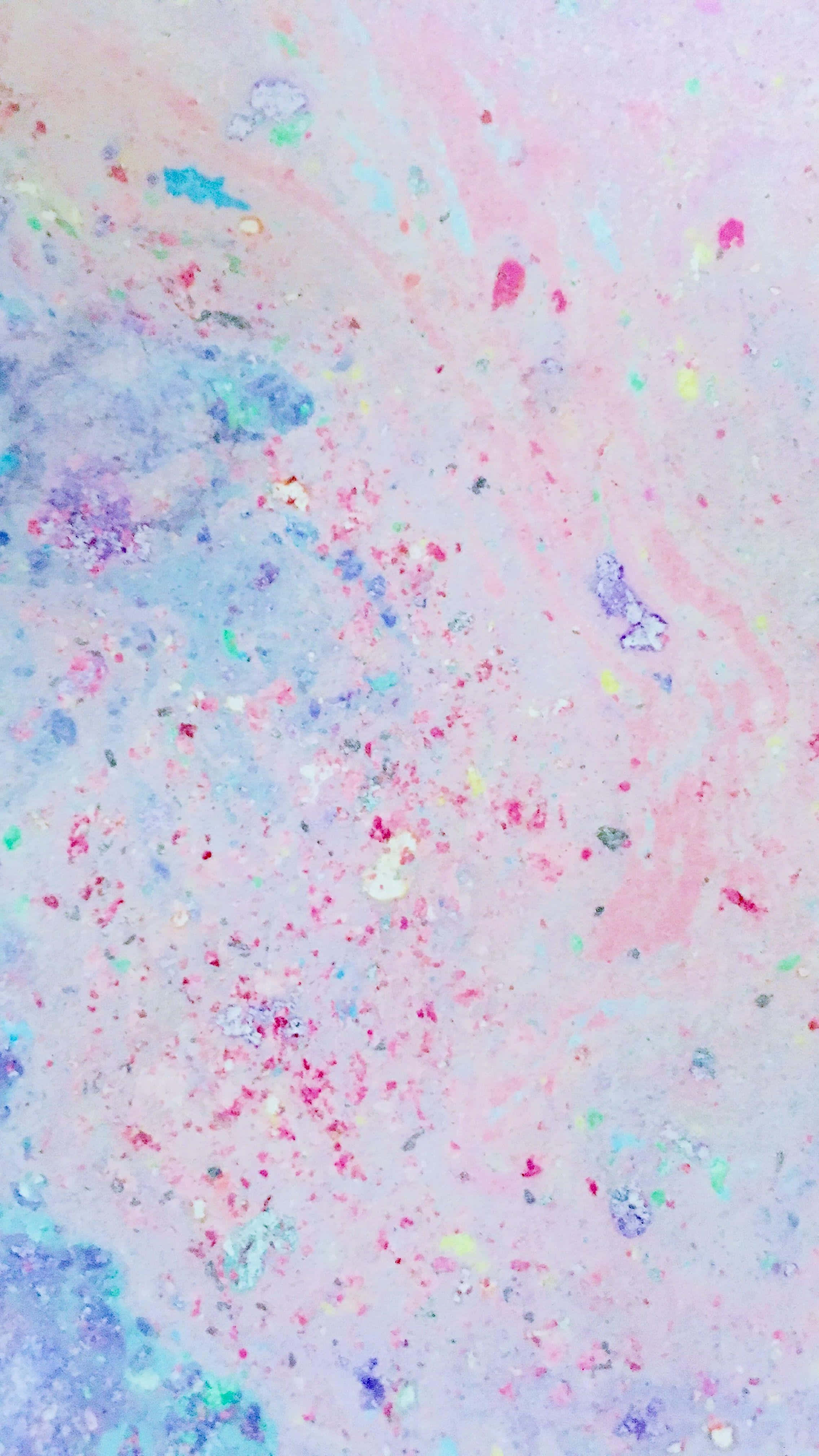 Æstetisk pastelfarvet malingstænk baggrund Wallpapers