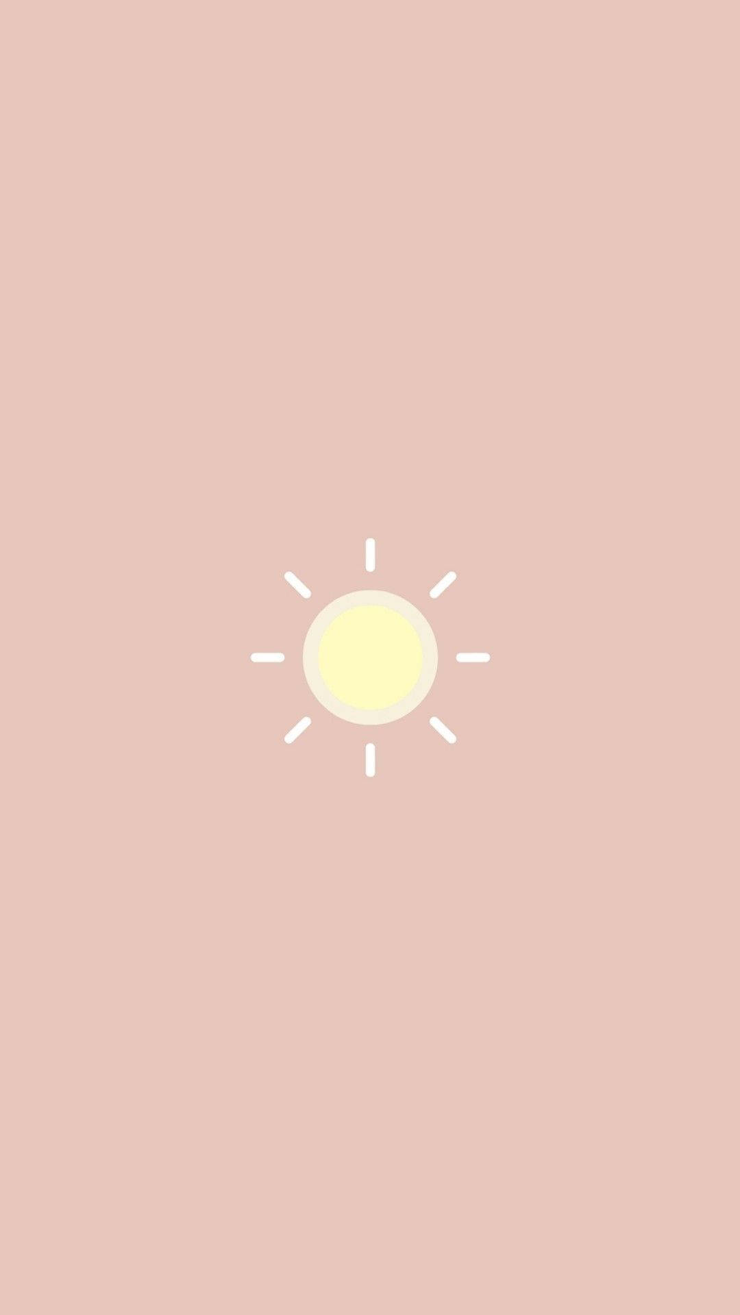 Æstetisk sol sød iPhone Wallpapers