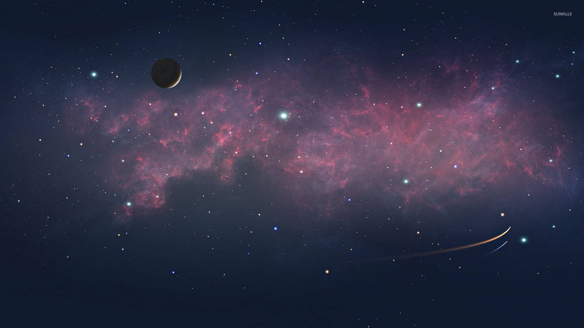 Æstetisk stjernehimmel laptop Wallpapers
