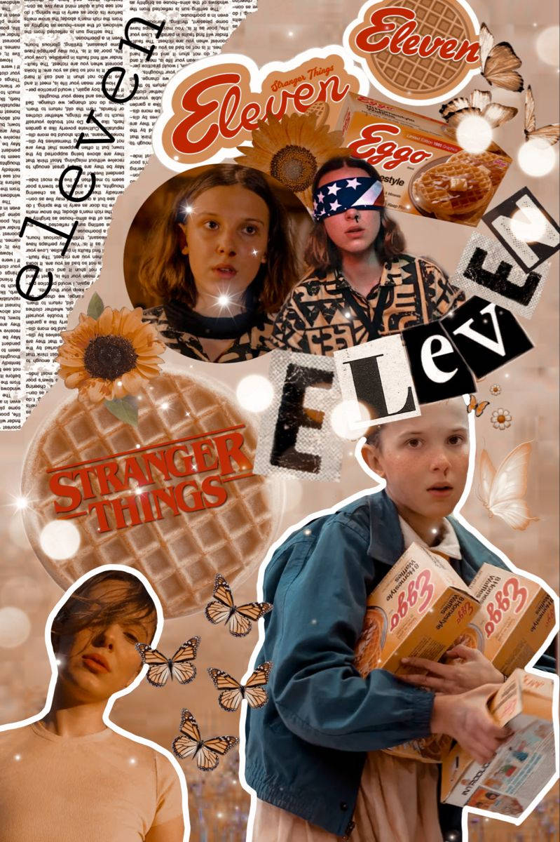 Æstetisk Stranger Things Eleven Millie Bobby Brown Wallpapers