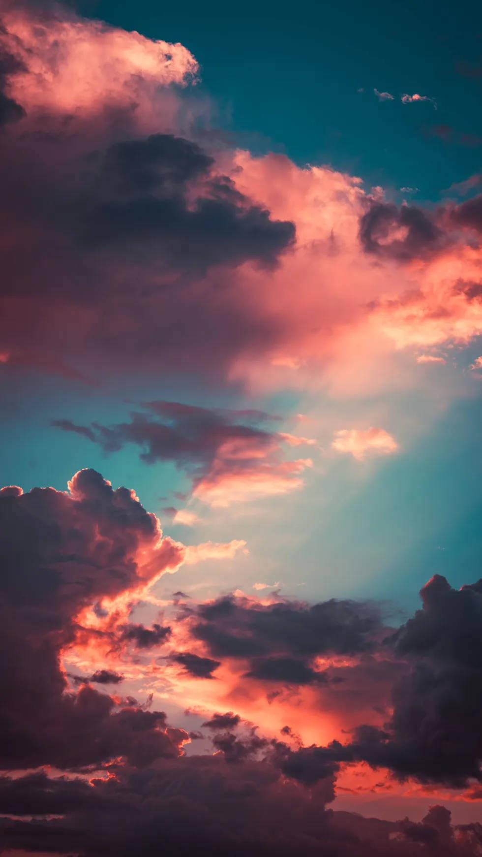 Æstetisk telefon skyet himmel Wallpapers