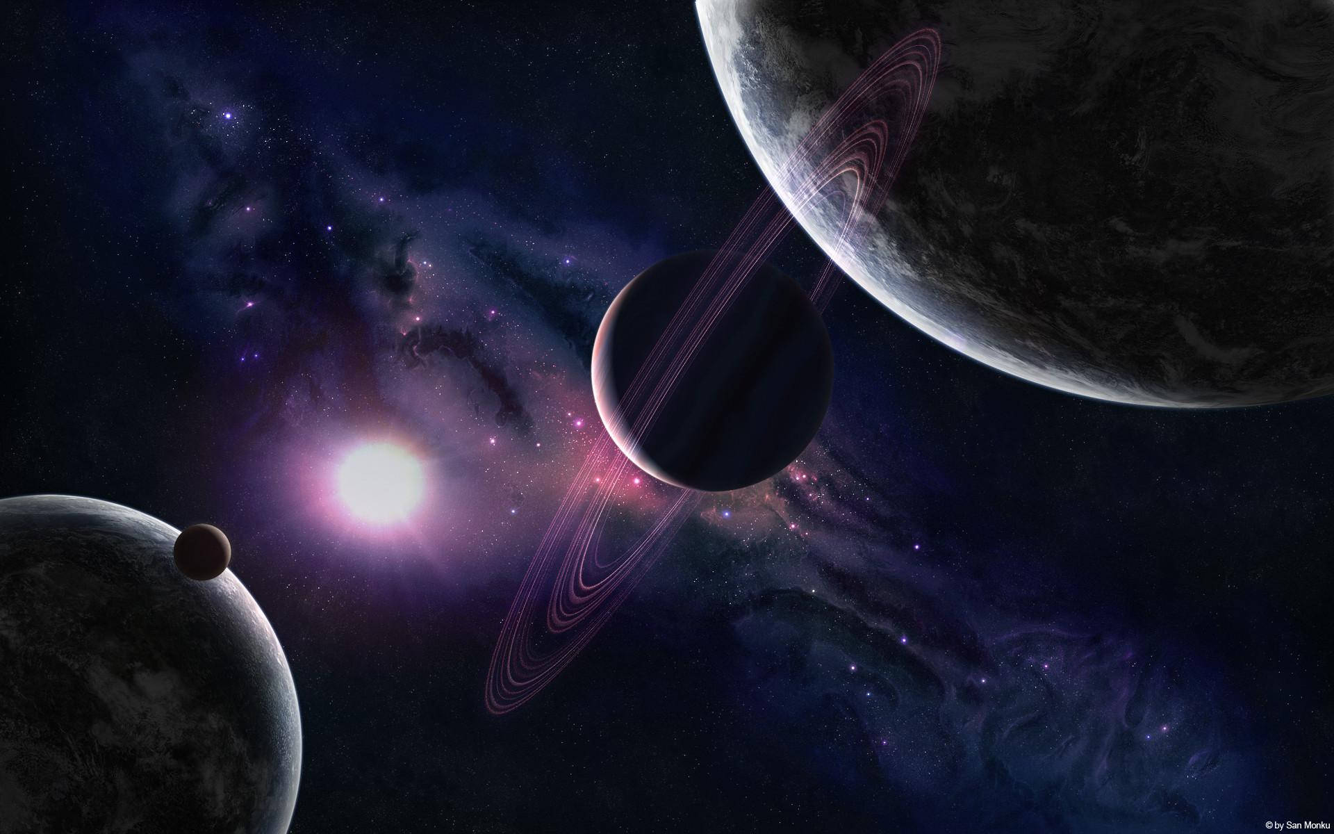 Æstetiske planeter laptop Wallpapers