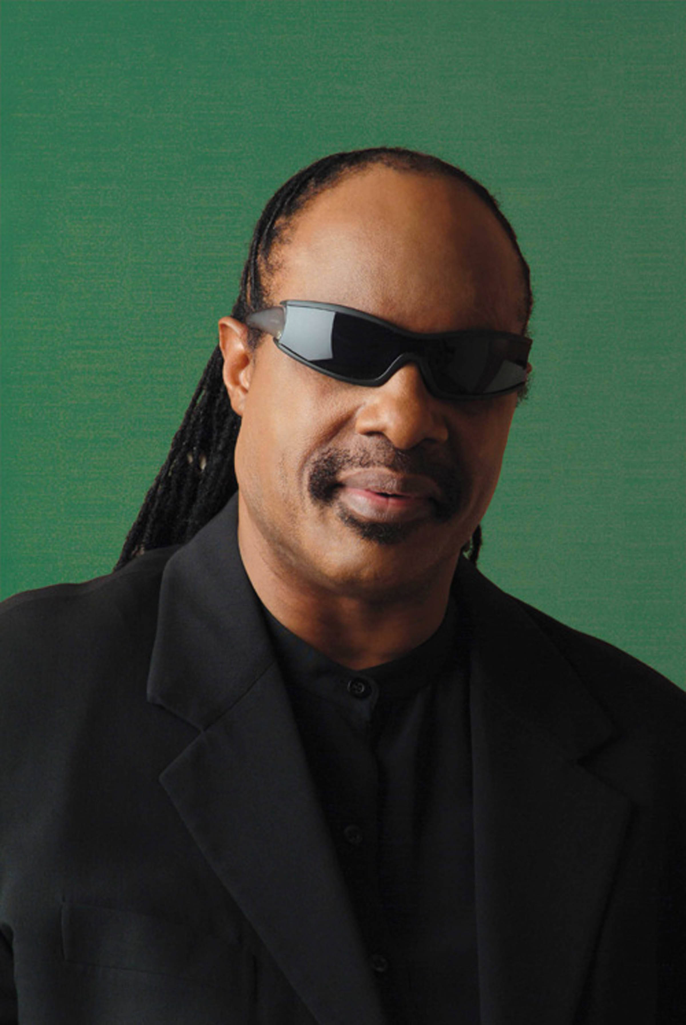 Stevie Wonder Grøn Baggrund Wallpapers
