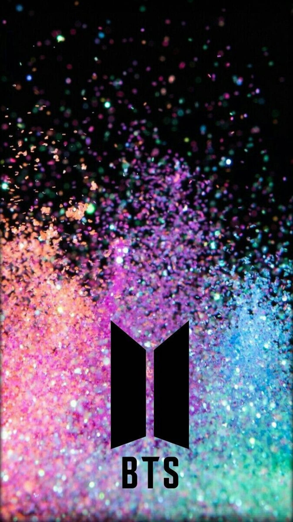 Stilfuld plakat til BTS-telefon Wallpapers
