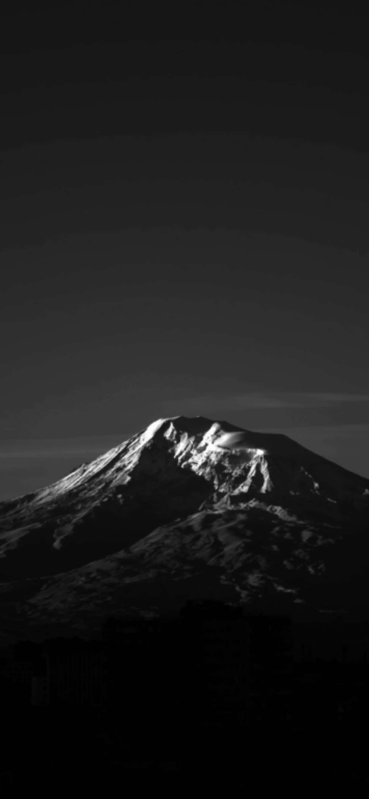 Stilfuld sort iPhone XS Max AMOLED-skærm. Wallpapers