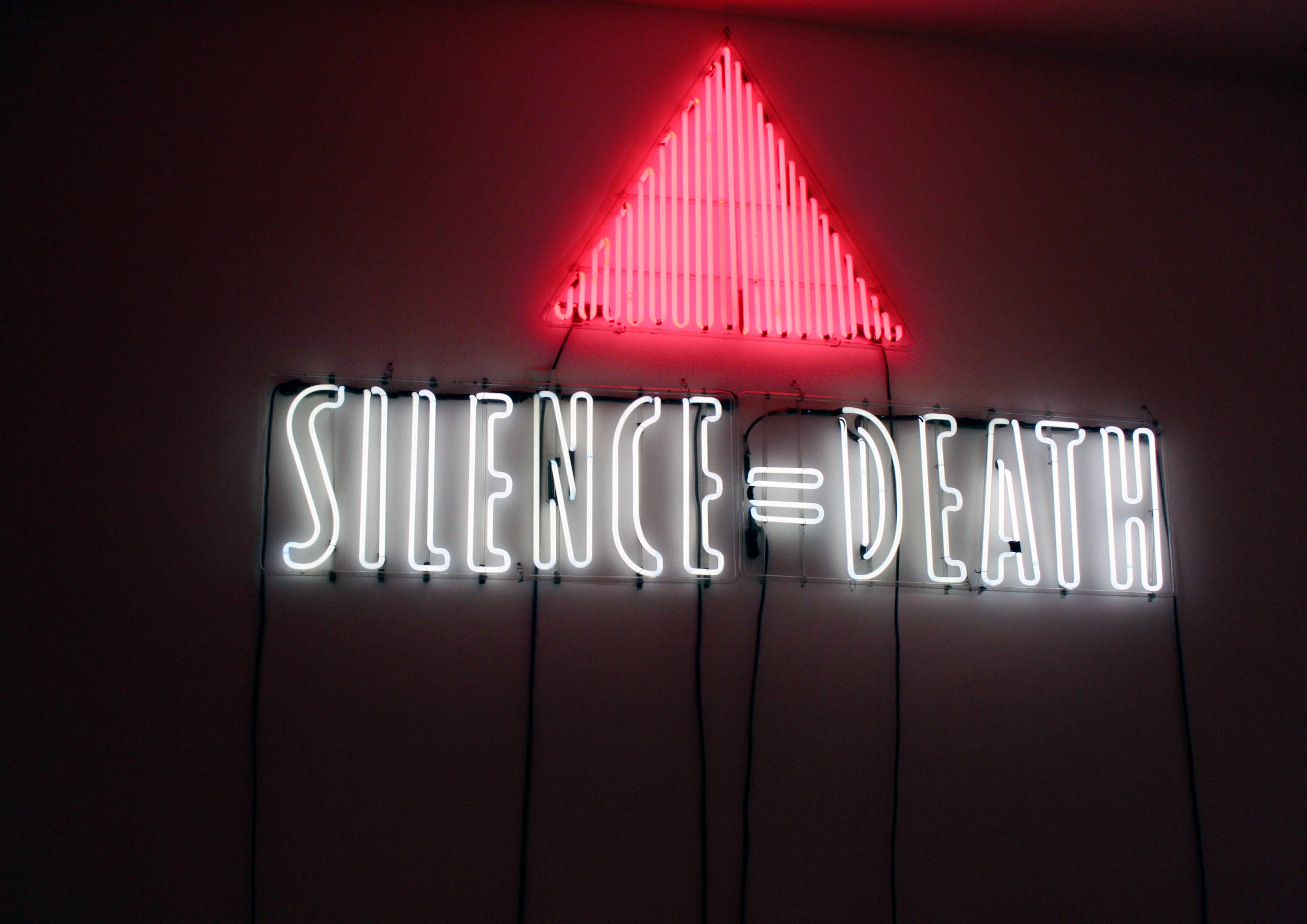 Stilhed Død Hvid Neon Æstetik Wallpapers
