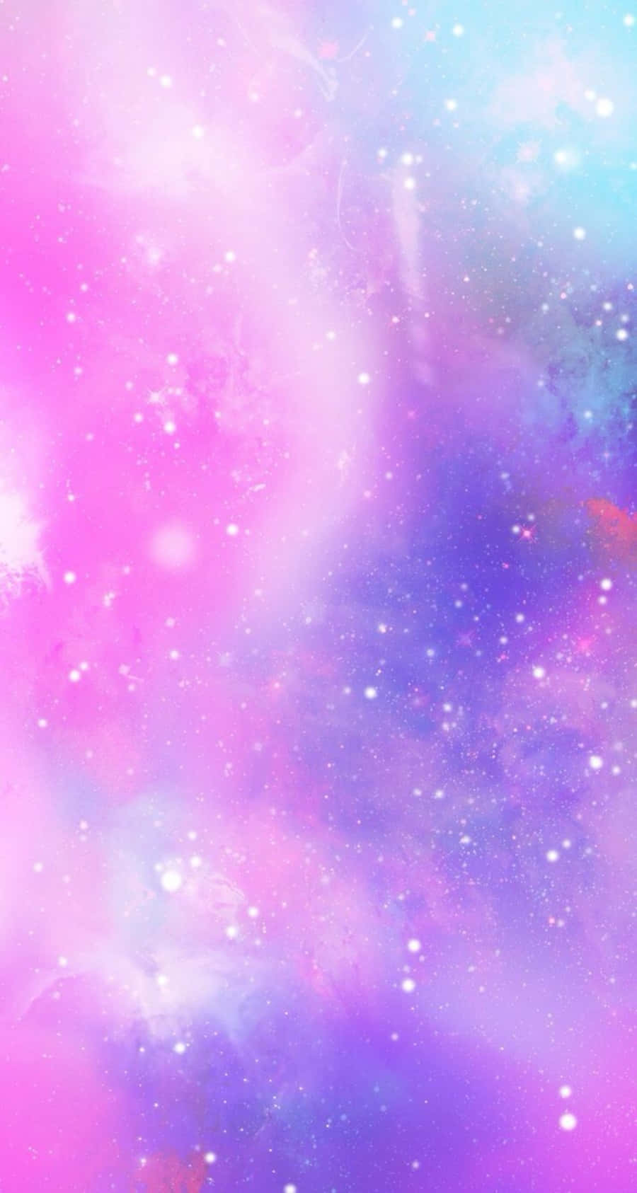 Stjerneklar lyserød og lilla galakseæstetik Wallpapers