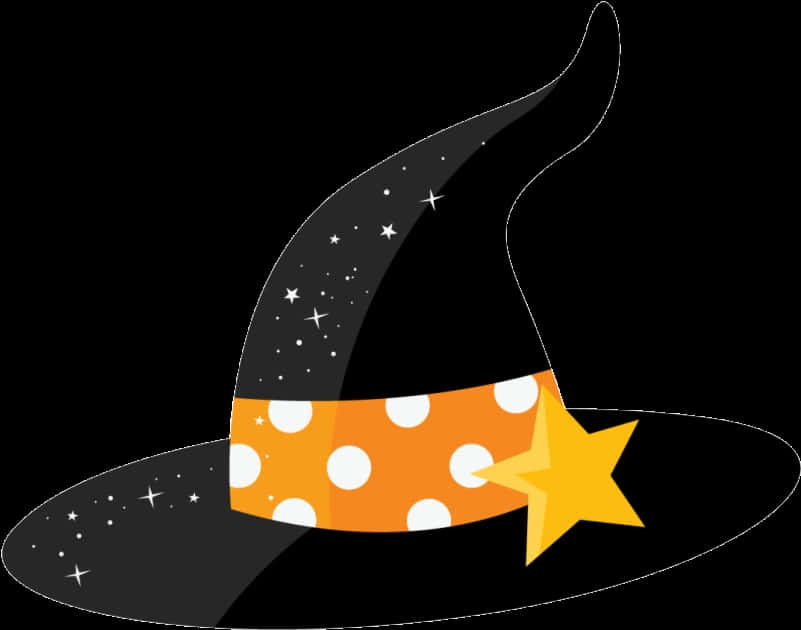 Stjernepyntet heksehat illustration Wallpapers