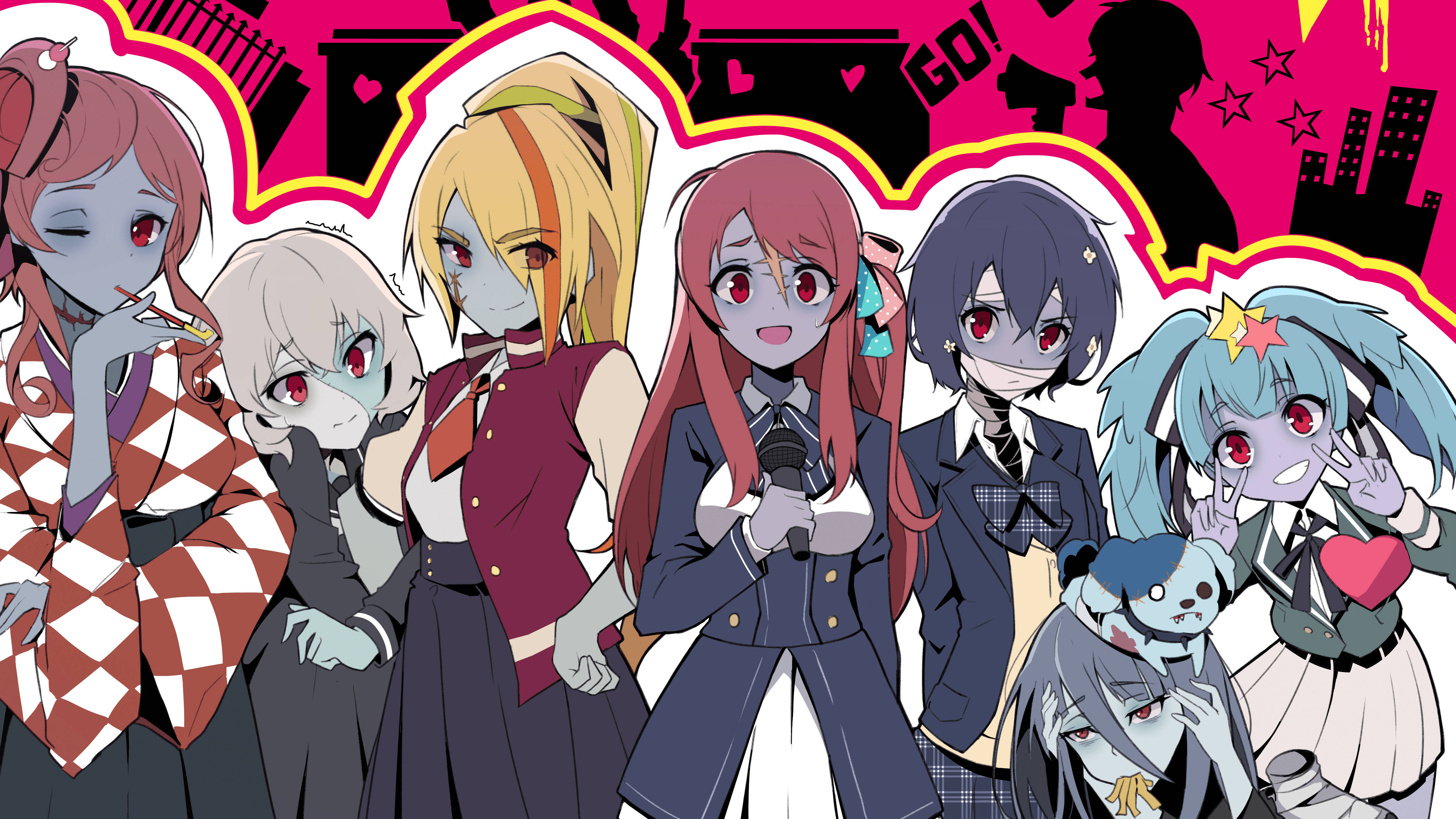 Stjernerne fra Zombie Land Saga Wallpapers