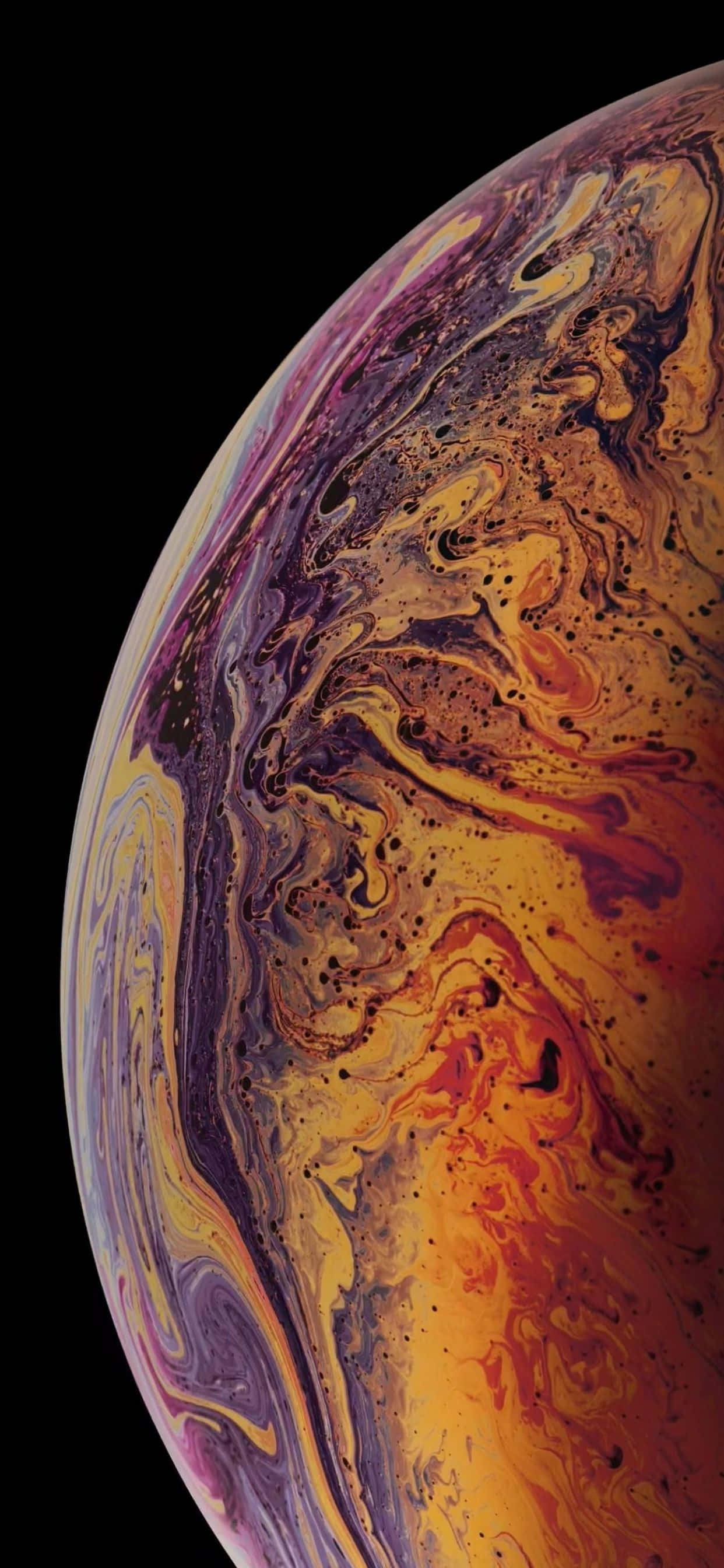 Stjernernes univers på iPhone XS Max skærm Wallpapers