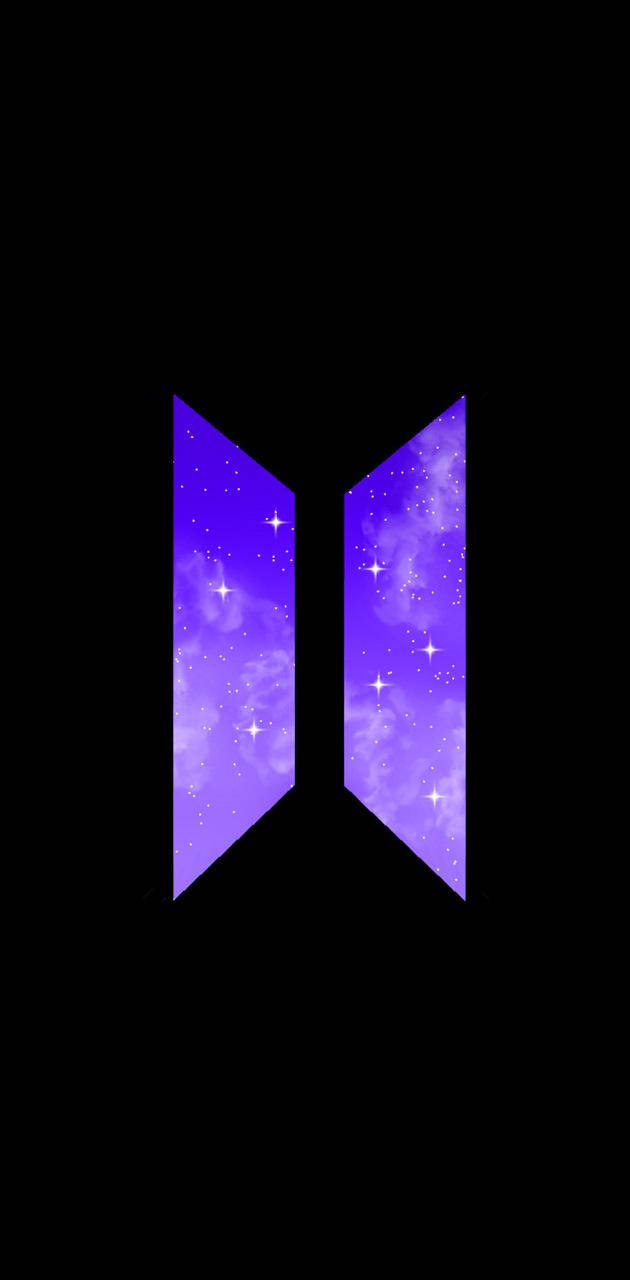 Stjerneskinnende BTS-logo Wallpapers