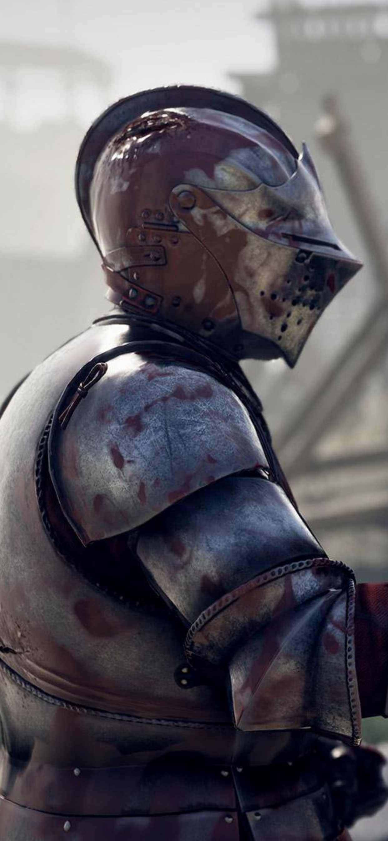 Stockfoto af iPhone XS Max med spillet Mordhau Wallpapers