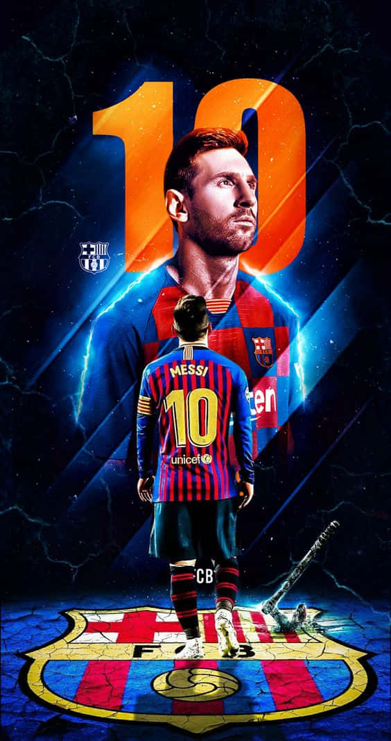 Stol kun på én legendarisk telefon - Messi iPhone Wallpapers