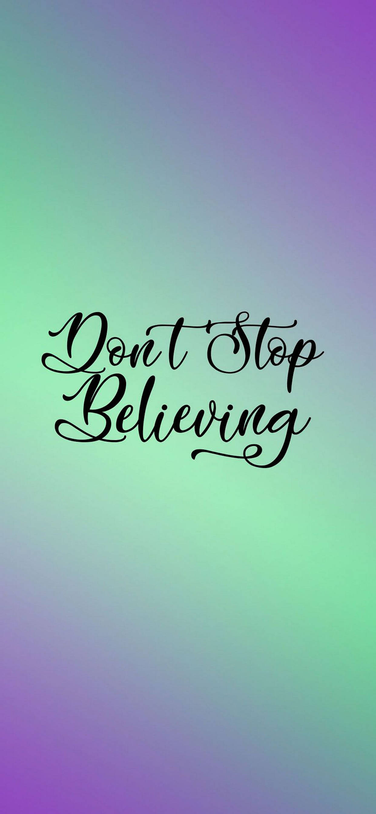 Stop Ikke Med At Tro Motiverende iPhone Wallpapers