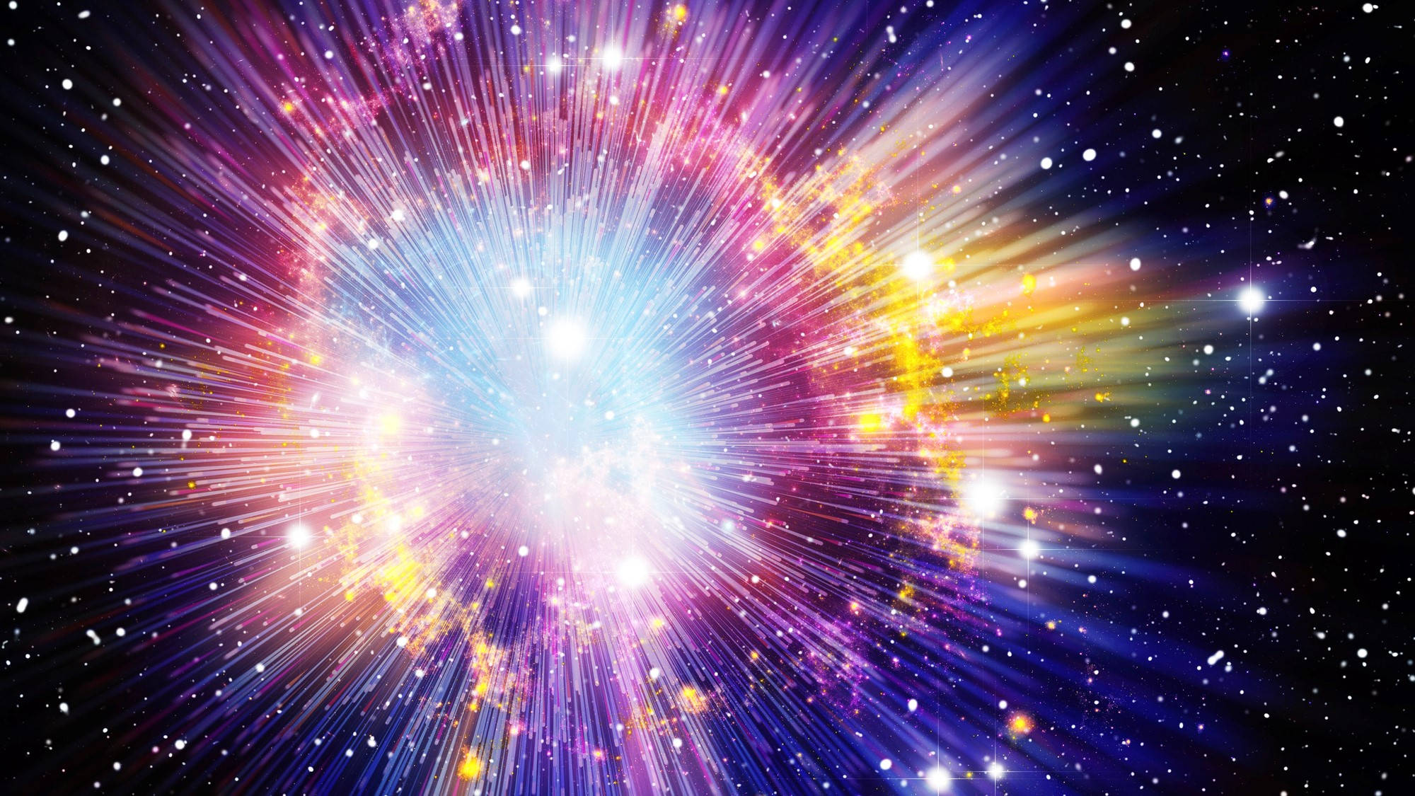 Stor galaktisk eksplosion Wallpapers