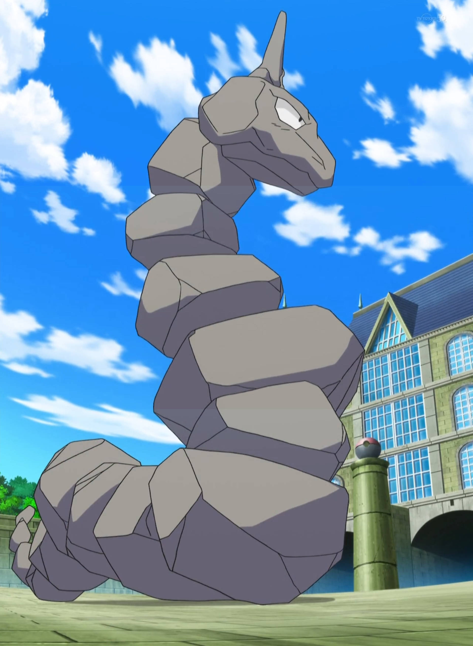 Stor Onix foran hus Wallpapers