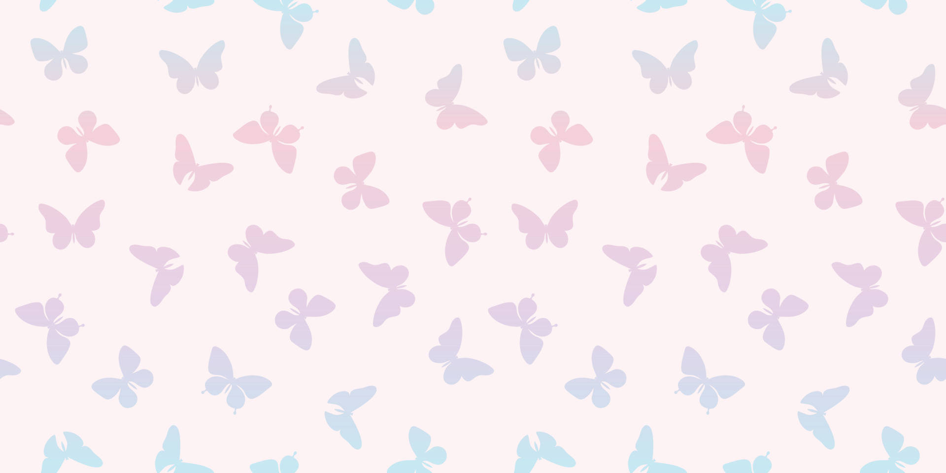 Storslået pastelfarvet sommerfuglemønster design Wallpapers