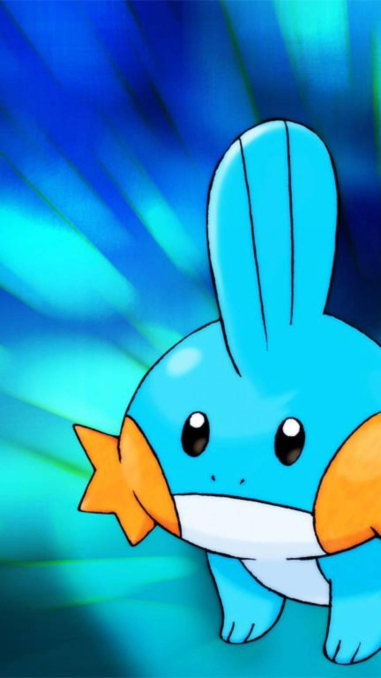 Strålende Mudkip-portræt Wallpapers