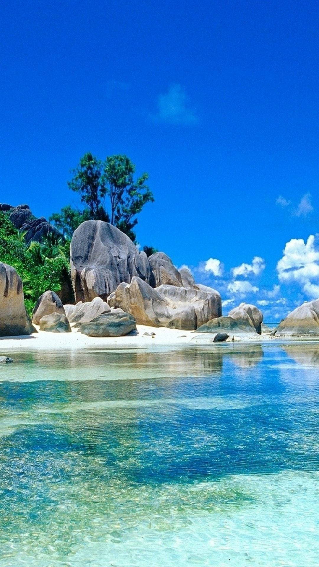 Strand 4K iPhone Klart Vand Wallpapers