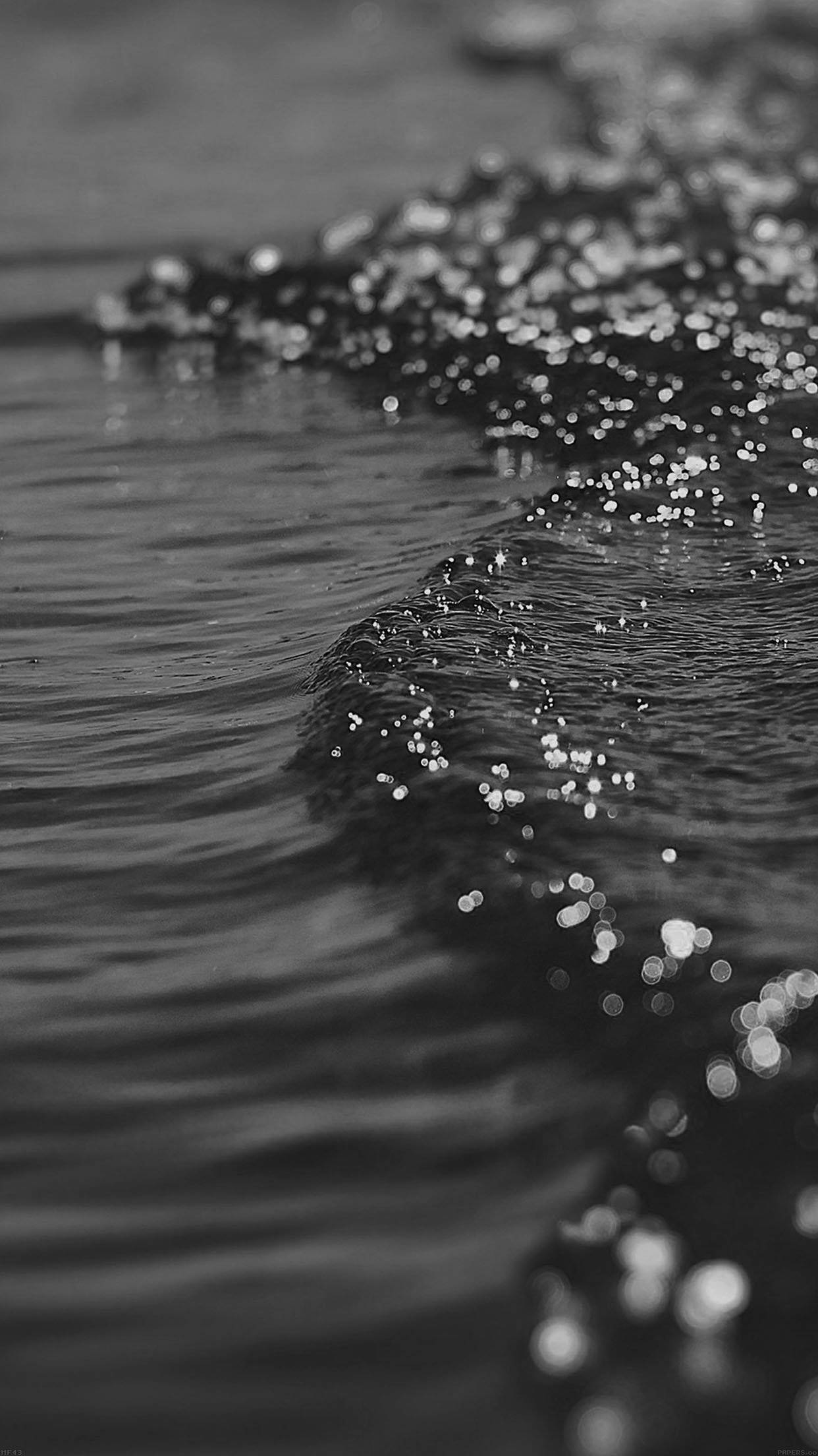 Strandbølge Natur iPhone Wallpapers
