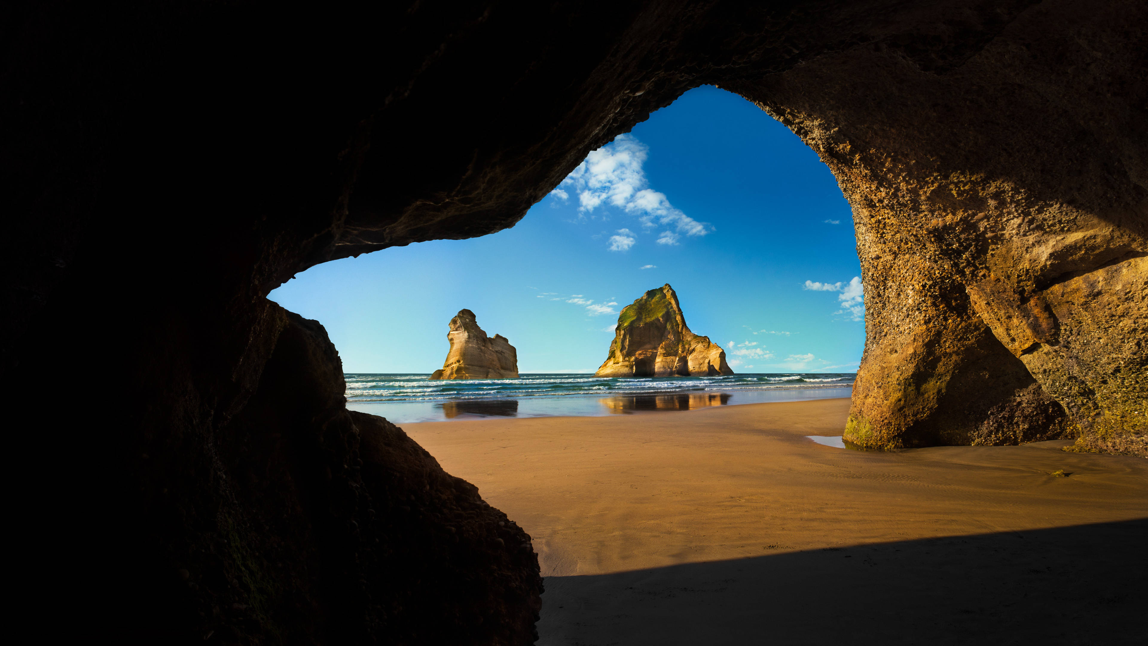 Strandbugt computerlåseskærm Wallpapers