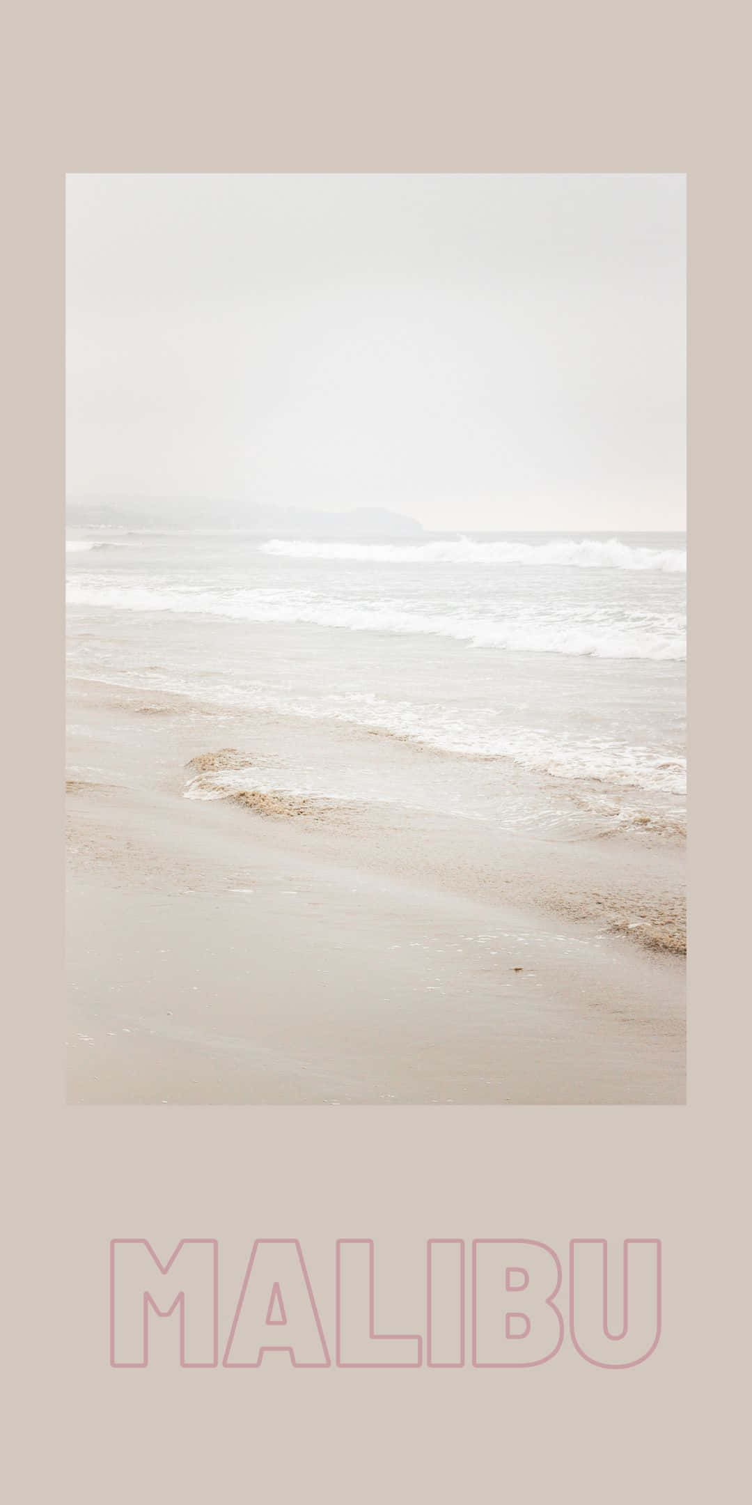 Strandæstetisk Pixel 3 Malibu Baggrund Wallpapers