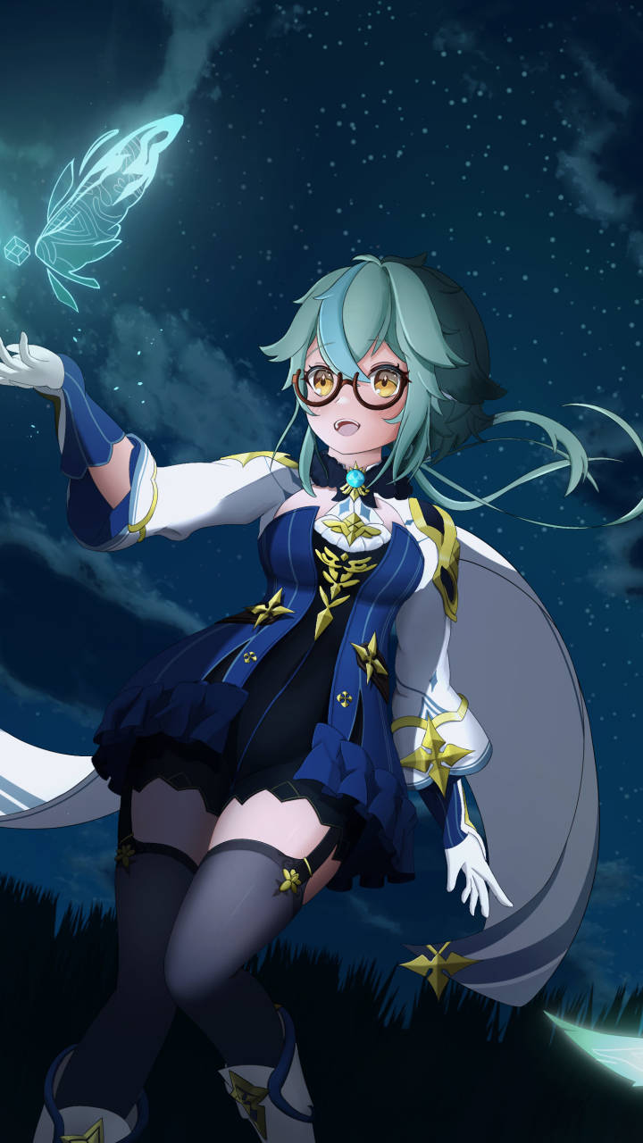 Sucrose Genshin Impact Telefon Wallpapers