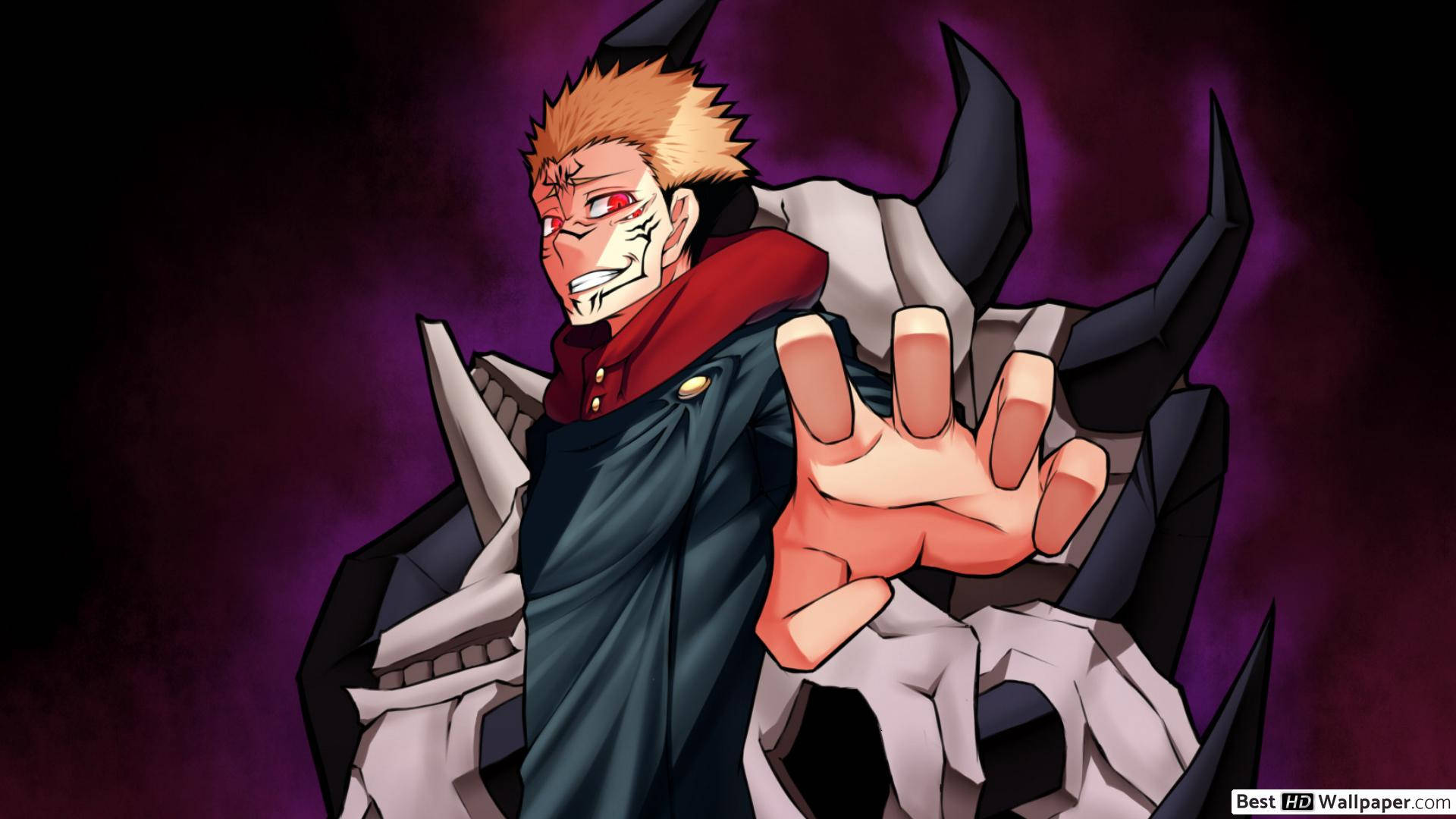 Sukuna, forbandelsernes konge, fra Jujutsu Kaisen Wallpapers