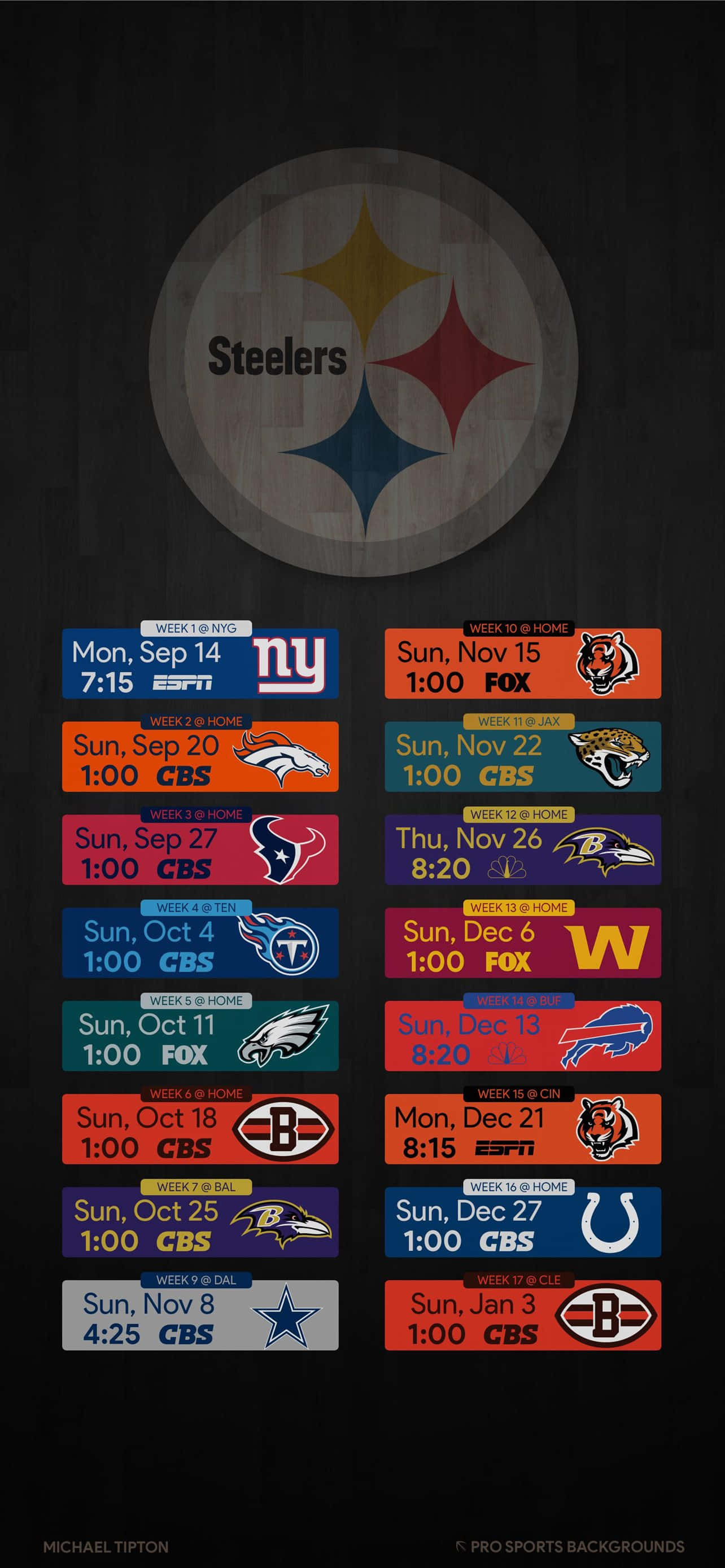 Super Bowl-mestre: Vis din Steelers-stolthed med en iPhone Wallpapers