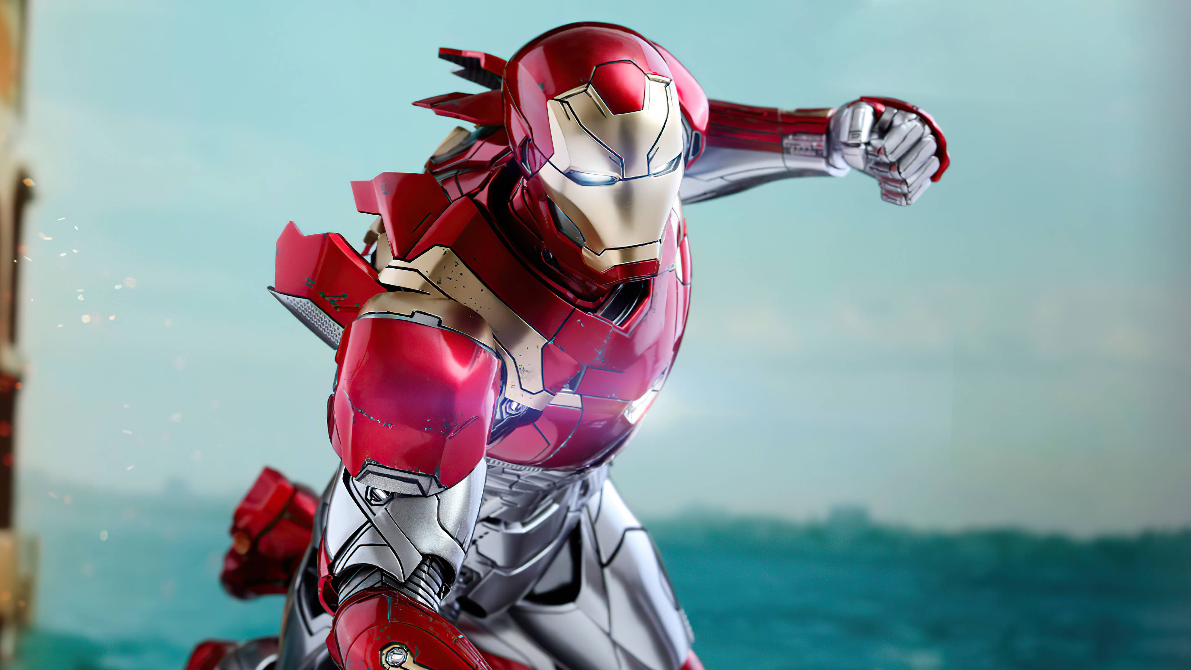 Superhelt Iron Man samleobjekt legetøjsfigur Wallpapers