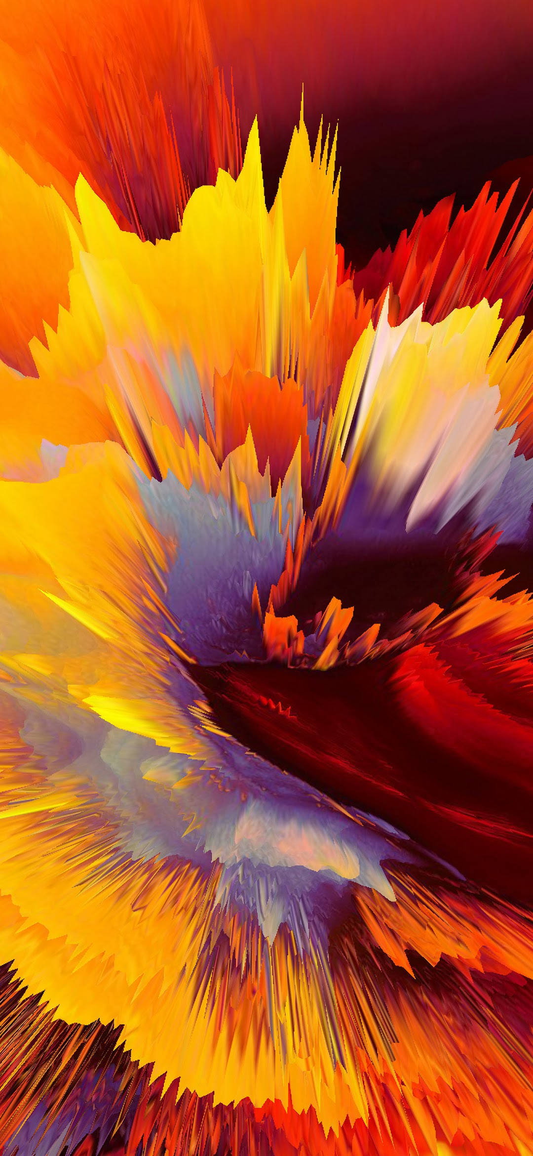 Supreme blast i gul og orange Wallpapers