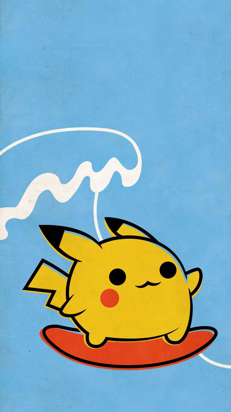 Surf op! Pikachu hænger ti! Wallpapers