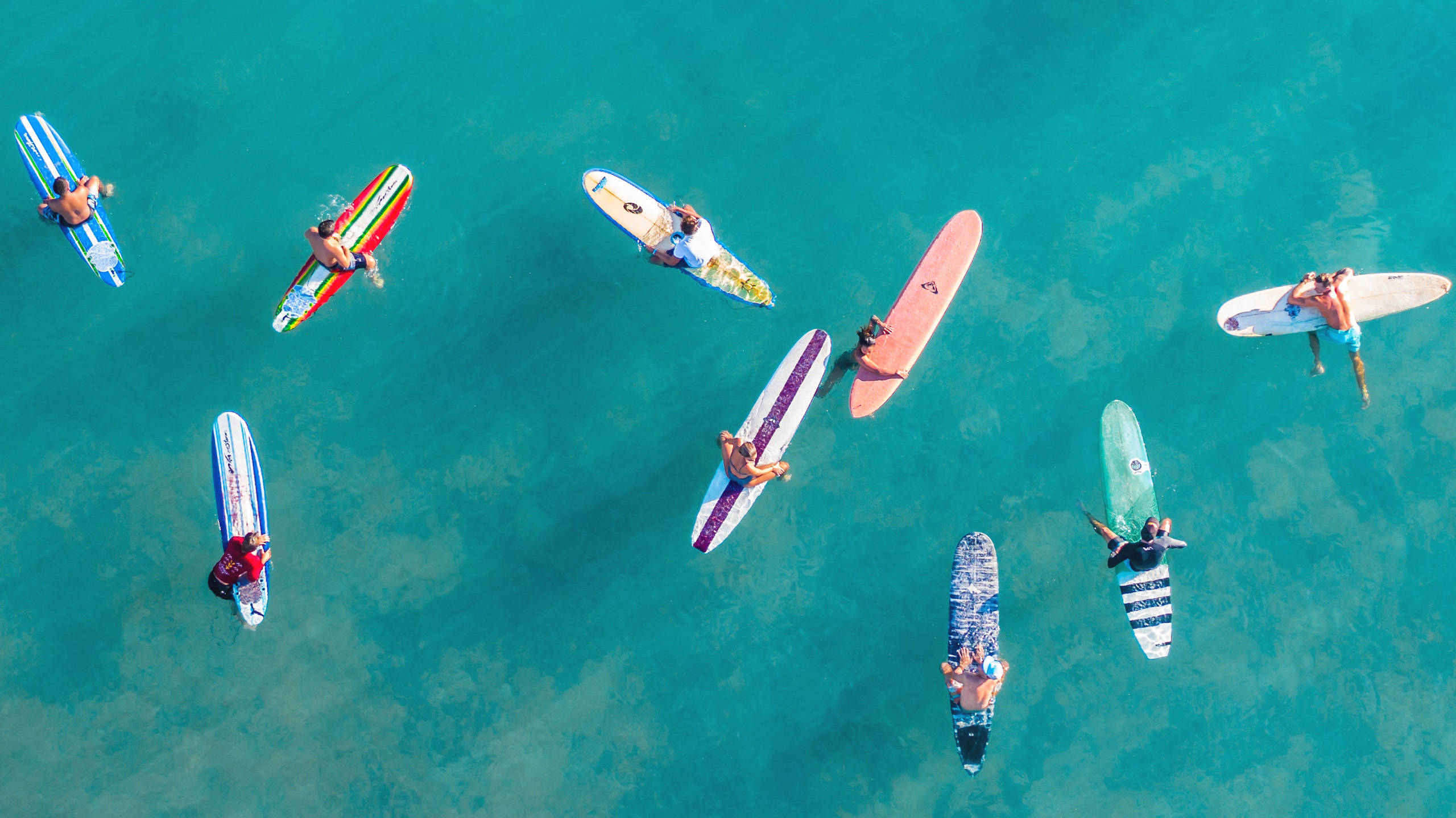 Surfing luftfoto Wallpapers