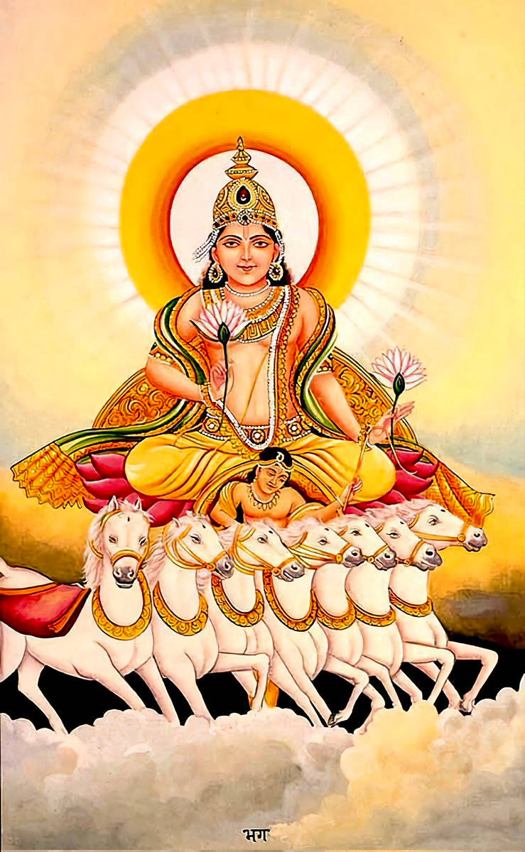 Surya Bhagwan med stor glorie Wallpapers
