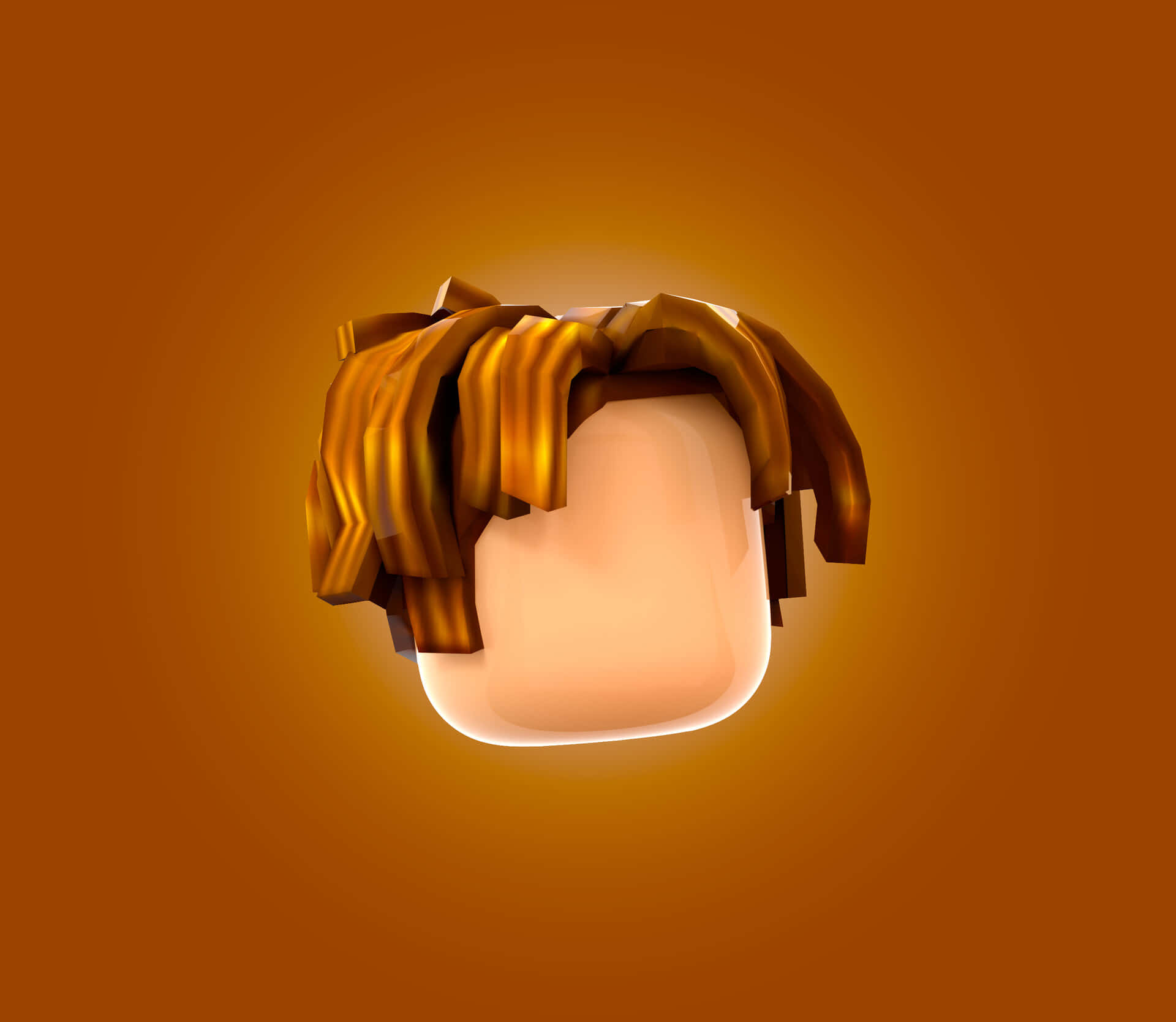 Svævende brunt Roblox PFP-hoved Wallpapers