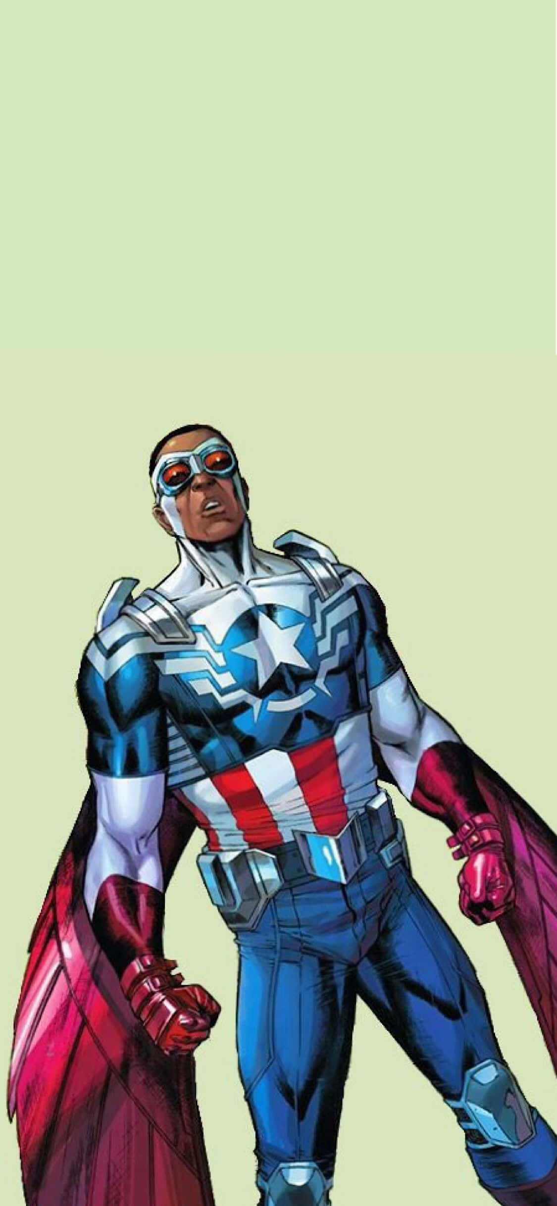 Svævende Højt - Den Uforlignelige Falk fra Marvel Universet Wallpapers