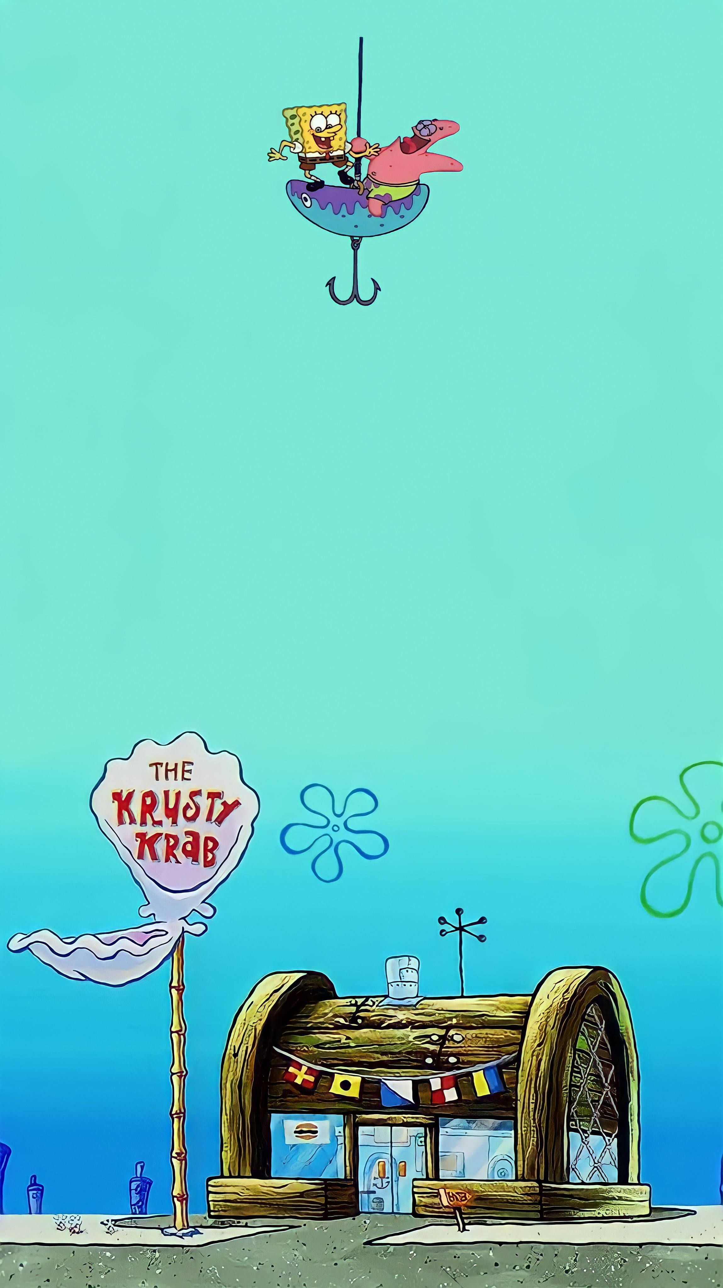SvampeBob og Patrick midterhulspunch Wallpapers