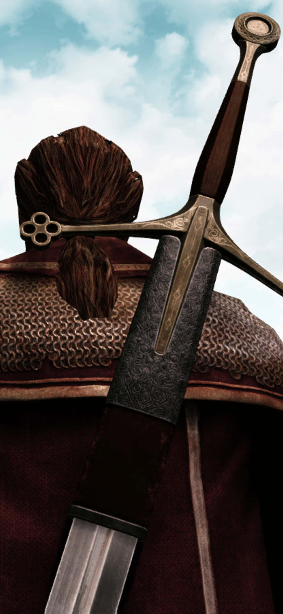 Sværdmand iPhone Xs Mordhau Baggrund Wallpapers
