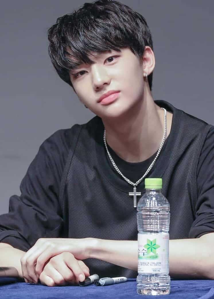 Sydkoreansk sanger Hyunjin til fanmøde Wallpapers